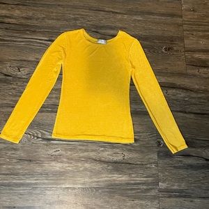 Women's Yellow See-Through Stylish Shirt
